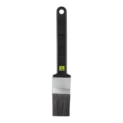 ESD FLACHPINSEL,NYL6.0 SCHWARZ ø0,30 WEICH,210X35X45MM