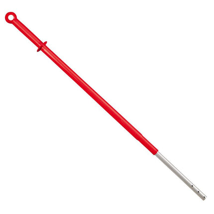 TELESKOPSTIEL,ALUROHR,ELOXIERT ROT AUSZ.1800MM,AUßEN ø 32MM
