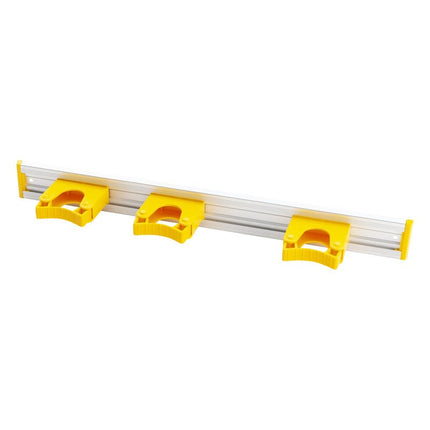 ALU-GERÄTELEISTE, 3 STIELHALTER UNGEN, 510X55MM