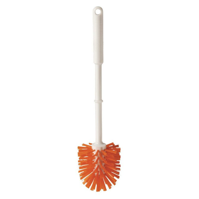 ANTI BAC WOLFBÜRSTE MIT GRIFF ø90MM, PBT ORANGE,ø0,50MM HART