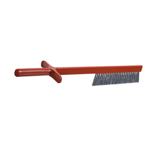 METAL DETECT KUTTERBÜRSTE, PBT GRAU, ø0,60MM, 490X10/120X45MM