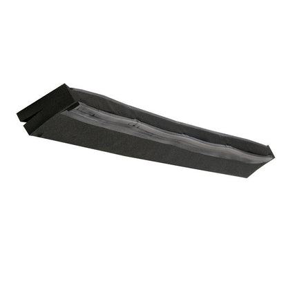 ERSATZ-ZELLKAUTSCHUKLIPPE SCHWARZ,GESCHLITZT 420X20X22MM