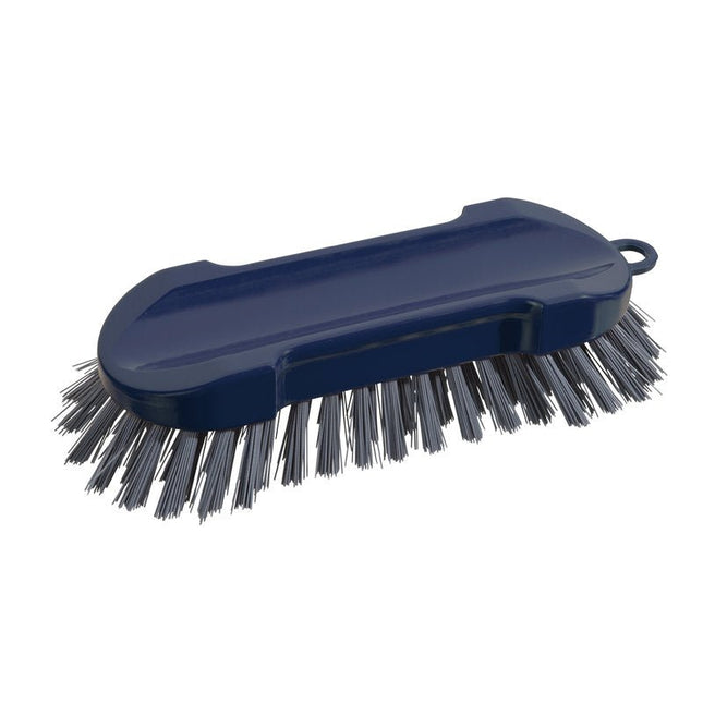 METDEC PREM. WASCHBÜRSTE RUND, PBT GRAU,BLAU,205X65X30MM