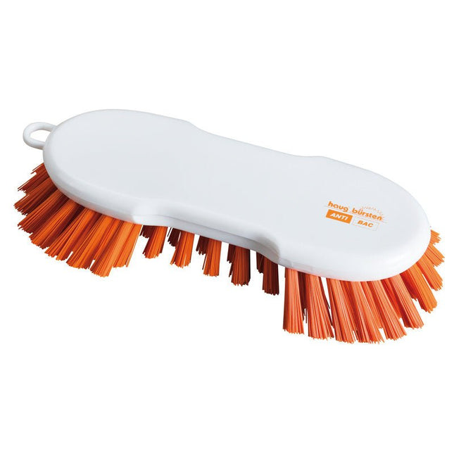 ANTI BAC WASCHBÜRSTE RUND PBT ORANGE,ø 0,50MM HART