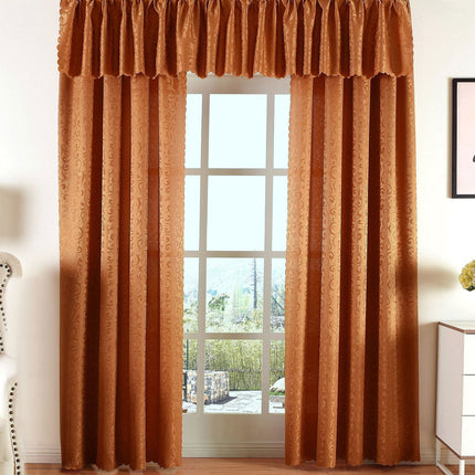 Halley Damast Gardinen Set, 5 Teile, eingenähtes Kräuselband bewährte Jacquard Qualität, blickdicht 20108