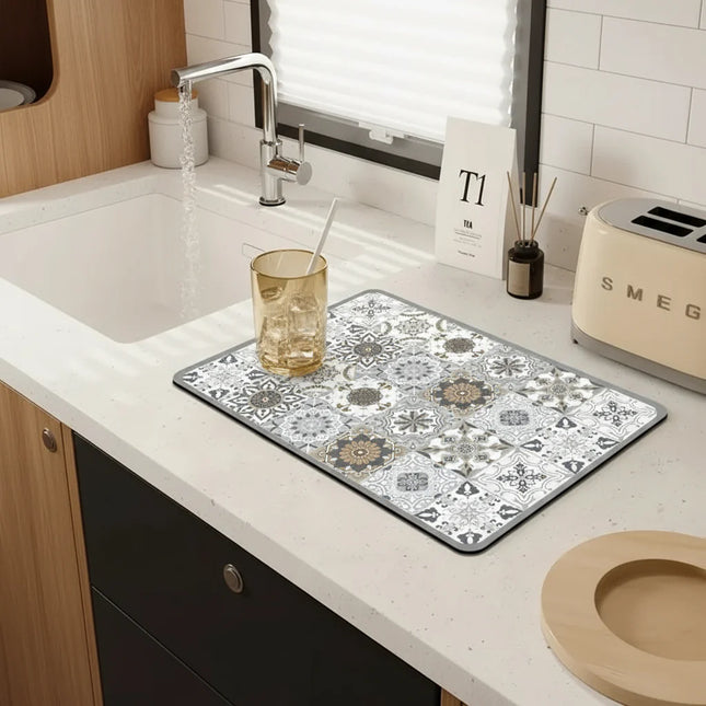 Abtropfmatte "Hana" schnell trocknend für Camper