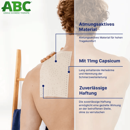 Hansaplast ABC® Wärme-Pflaster Capsicum | Packung (2 Stück)
