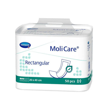 Hartmann MoliCare® Rectangular Einlage, 3 Tropfen | Packung (50 Stück)
