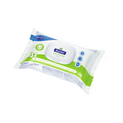 Hartmann Bacillola® Zero Tissues Schnell-Desinfektionstächer | Packung (1 Stück)