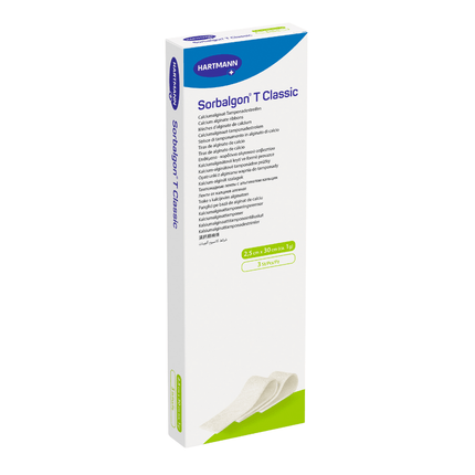 Hartmann Sorbalgon® T Classic, Calciumalginat-Kompressen - 1 Packung | Packung (3 Stück)