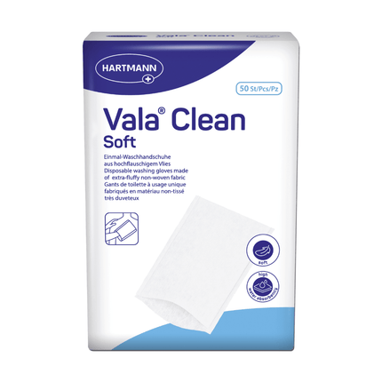 Hartmann Vala® Clean soft Einmal-Waschhandschuhe - 23 x 15,5 cm