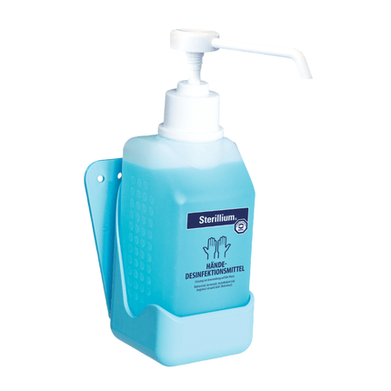 Hartmann Wandhalter Hände für 500 ml Flaschen, bla  | Packung (2 Stück)