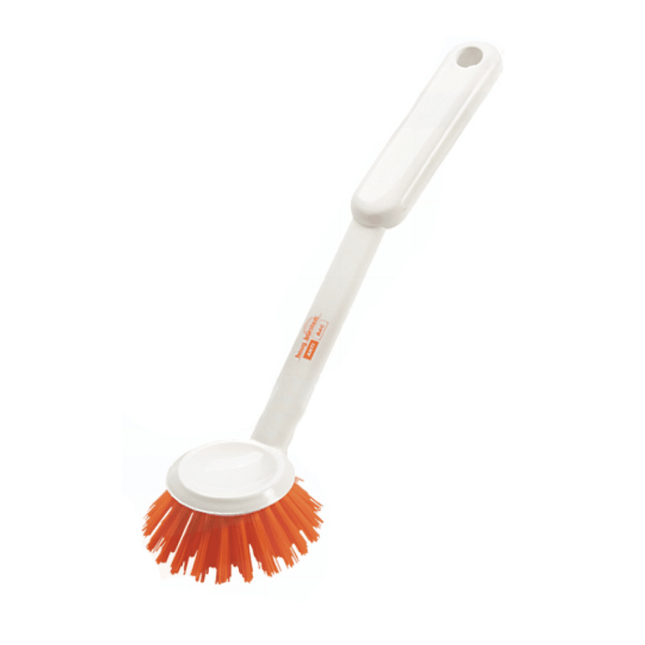 Haug ANTI BAC Spülbürste rund Orange ø 0,50 mm Hart | Packung (1 Stück)