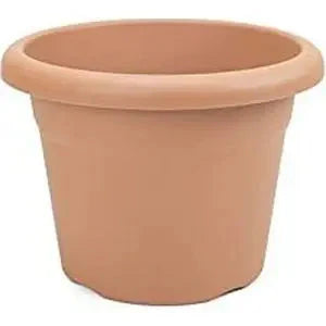 Großer Pflanztopf 35x26cm Terracotta Optik – wetterfester Kunststoff Blumentopf aus Polypropylen – Blumenkübel für Garten, Balkon & Terrasse