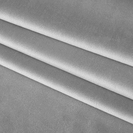 2er Set Flächenvorhänge Verdunkelung Schiebegardinen »Milano« Samt blickdicht Blackout Alu Paneelwägen Beschwerungsstangen 203571-2-alu