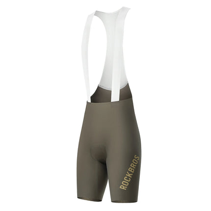 Herren Radlerhose mit Träger Gepolstert, Fahrradhose Kurz, Atmungsaktive schnelltrocknende