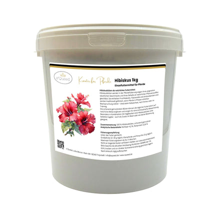 Hibiskus Pferd 1kg, getrocknet, ganze Blüte