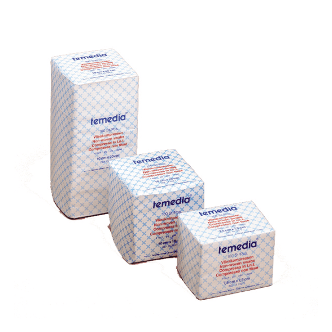 Holthaus Temedia® Vlieskompresse, versch. Größen - 100 Stück