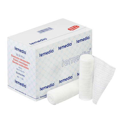 Holthaus Temedia® Wirkbinde, 10 cm x 4 m | Packung (20 Stück)