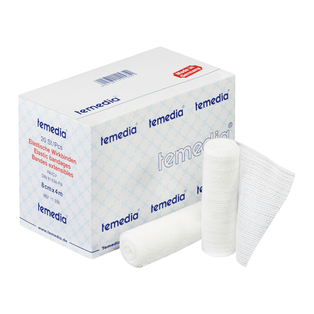 Holthaus Temedia® Wirkbinde, 10 cm x 4 m | Packung (20 Stück)