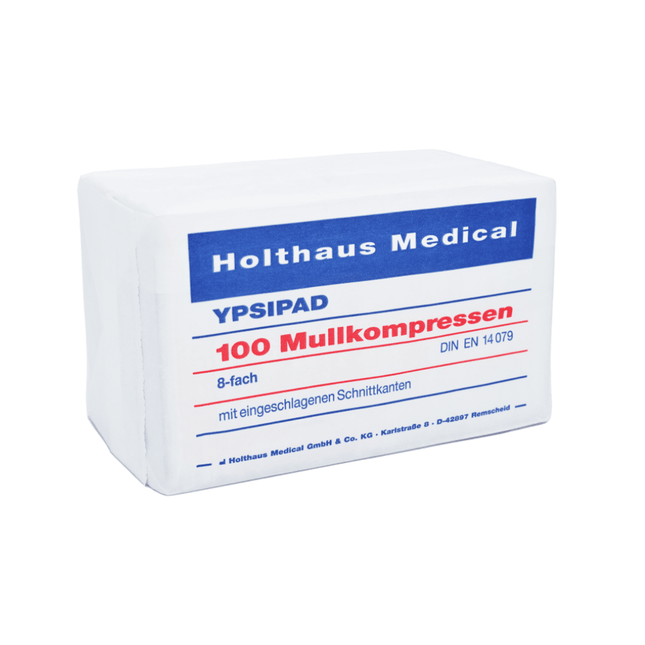 Holthaus YPSIPAD Mullkompresse, 100 Stück