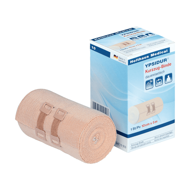 Holthaus Ypsidur® Kurzzug-Binde, mit Verbandklammern