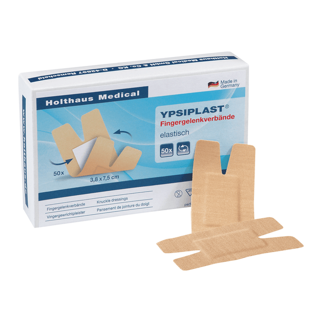 Holthaus Ypsiplast® Fingergelenkverband, elastisch - 50 Pflaster | Packung (50 Stück)