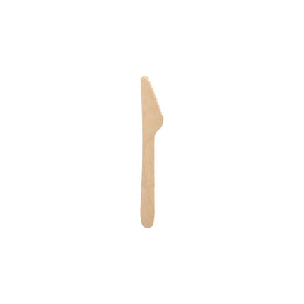 PAPSTAR Holzmesser "pure" 16,5 cm, umweltfreundlich und stabil | Faltschachtel (100 Stück)