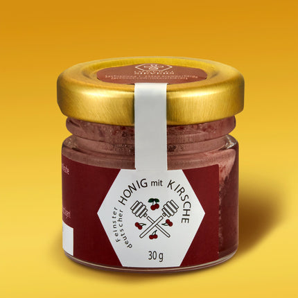 Honig mit Kirsche
