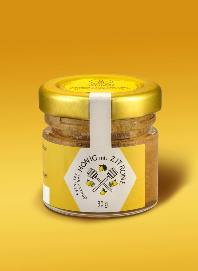 Honig mit Zitrone