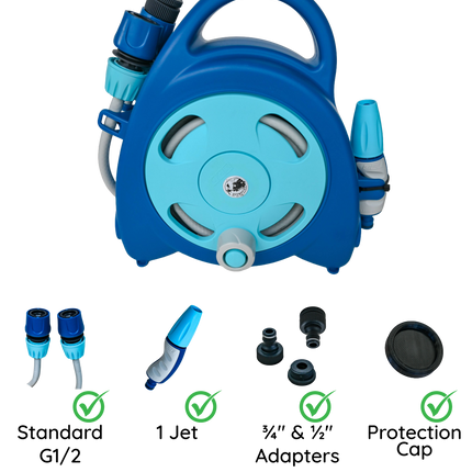 The Mini Hose Bag - Magnetic Hose Reel - Offrotie - 70% Recycled Plastic
