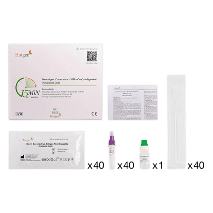 Hotgen Antigen Schnelltest (Kollodiales Gold) Profizulassung