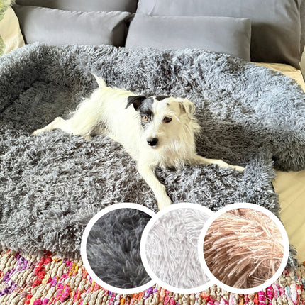 Hundebett "Balu" kuschelig weiche & waschbare Auflage – mit hohem Rand für Auto & Sofa