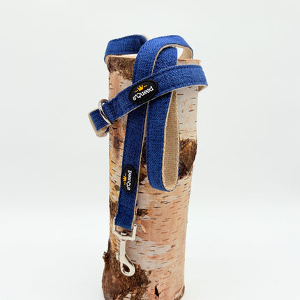 Hundehalsband-Set "Hempy" - Halsband + Leine + gravierte Hundemarke