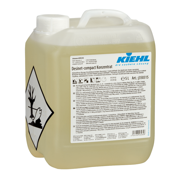 Kiehl Desinet-compact Konzentrat Aldehydfreies flüssiges Desinfektionsreiniger-Konzentrat