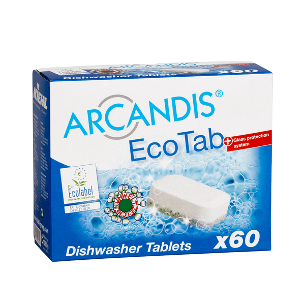 Kiehl ARCANDIS-EcoTab Geschirrspültabs, phosphatfrei | Packung (60 Stück)