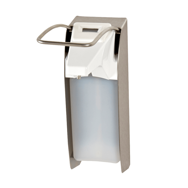 Kiehl Ophardt ingo-man plus IMP ELS E/24 500ml Seifen- und Desinfektionsmittelspender, Edelstahl, langer Bedienhebel, mit digitalem Hubzähler | Packung (1 Stück)