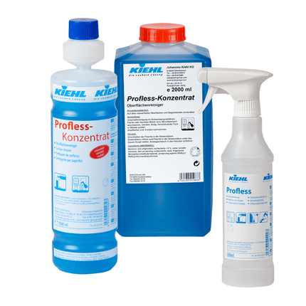 Kiehl Profless 500 ml-Trichterflasche leer mit 6 Sprühern (aerosolfrei) | Packung (6 Stück)