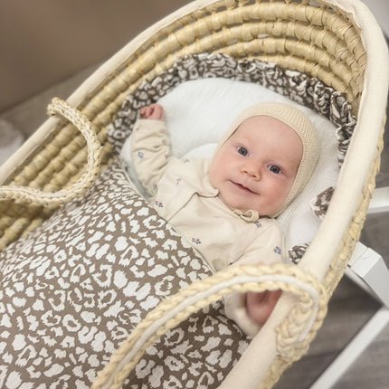 Babyschlafsack Dreamy Musselin Leopard – Ganzjahresschlafsack