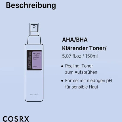 COSRX AHA/BHA Clarifying Treatment Toner 100ml