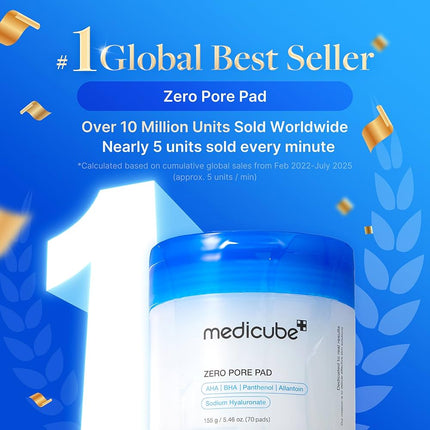 MEDICUBE Zero Pore Pad 2.0 70 Pcs - 155g