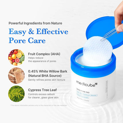 MEDICUBE Zero Pore Pad 2.0 70 Pcs - 155g