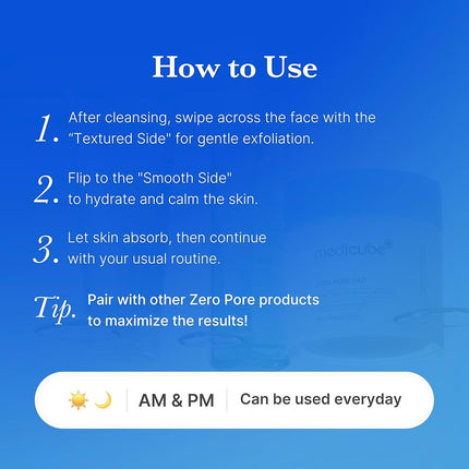 MEDICUBE Zero Pore Pad 2.0 70 Pcs - 155g
