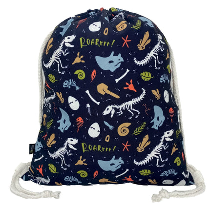 Kinder Turnbeutel Dino Skelett