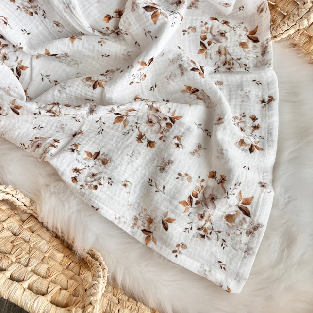 Musselintuch "Jasminblüten"