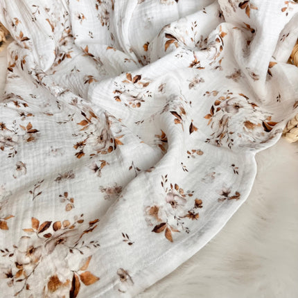 Musselintuch "Jasminblüten"