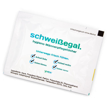 yvex® hygieno (25 Männerpflegetücher)