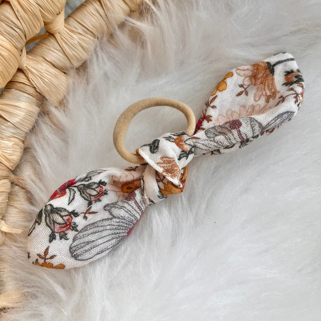 Haarschleife "Retro Blumen"