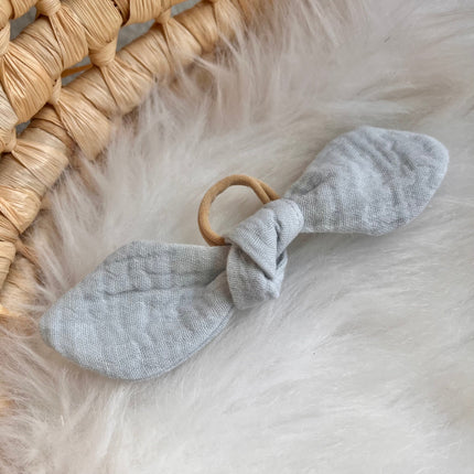 Haarschleife "himmelblau"