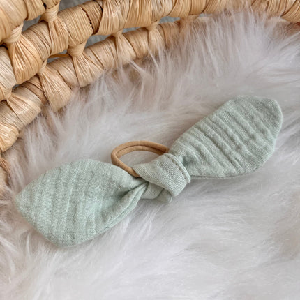 Haarschleife "mint"
